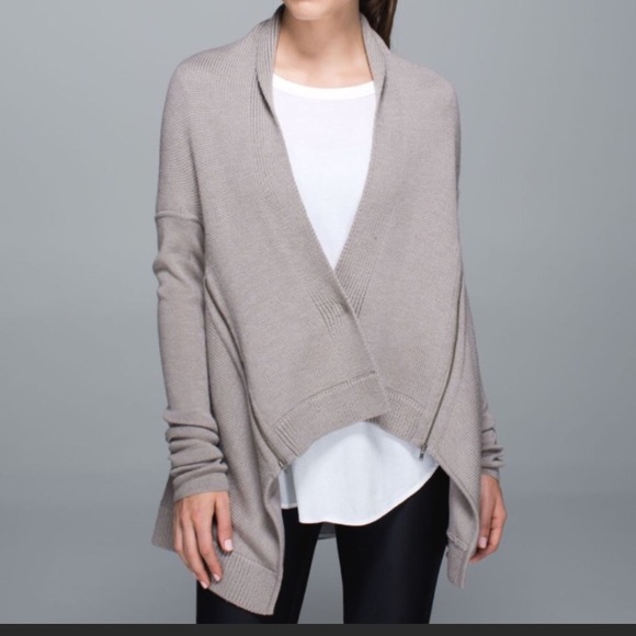 Lululemon Wrap It Up Sweater *flaw - Picture 1 of 8